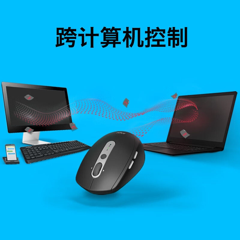 Logitech M590 wireless bluetooth mute mouse dual-mode connection office business home multi-screen Logitech mouse