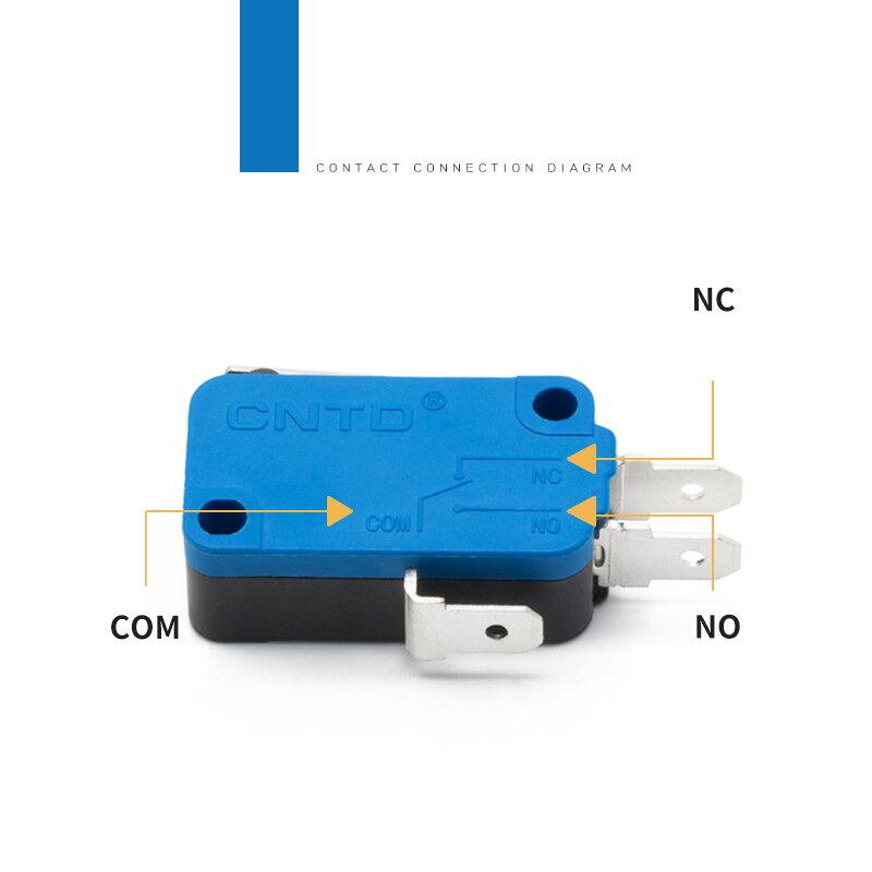 CNTD Micro Switch CMV100D V15 One Open One Close Small Limit Travel Switch Small Durable Micro Limit Switch 10A 250V 380V Switches