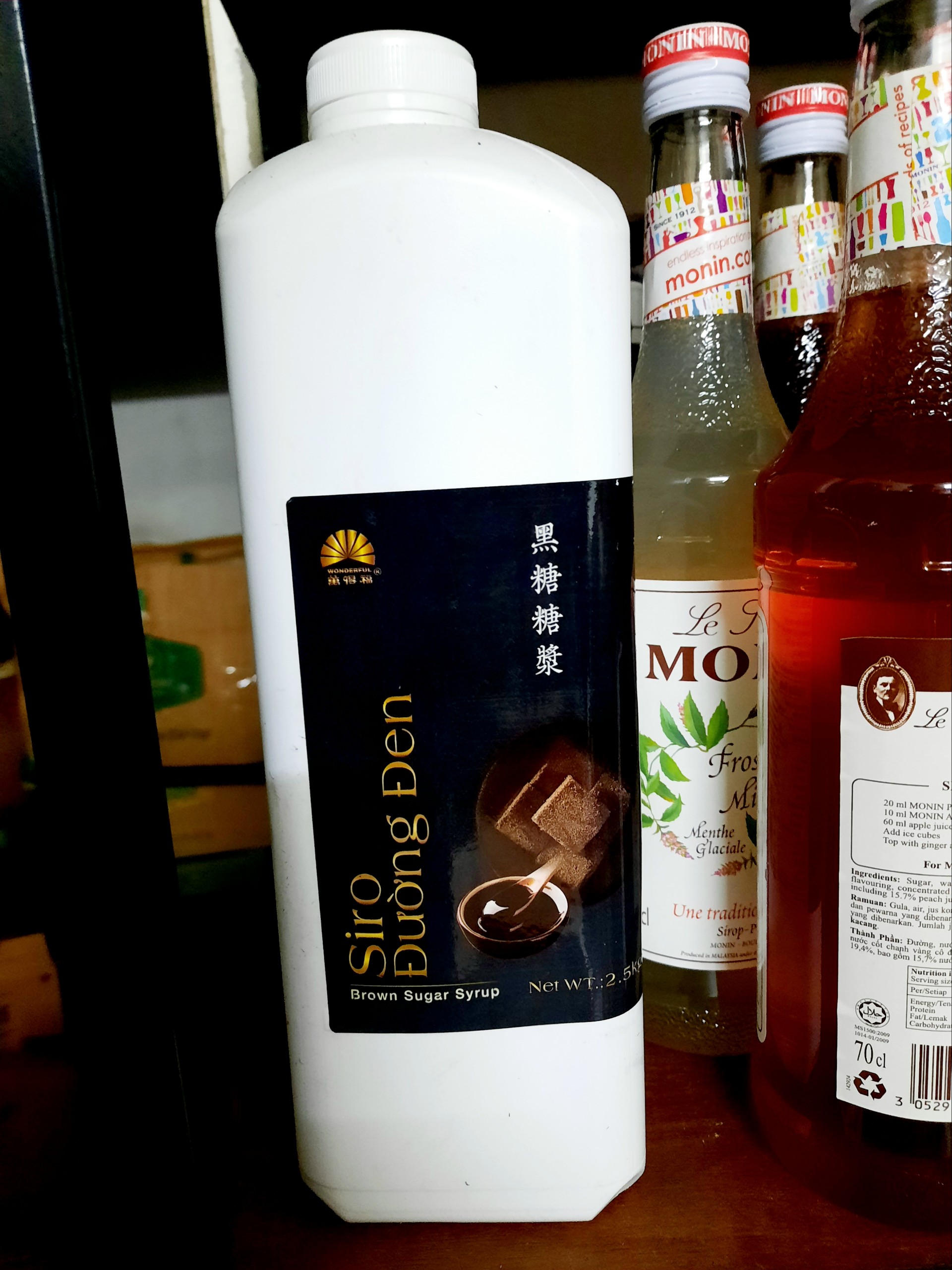 Siro đường đen Wonderful can 2.5kg