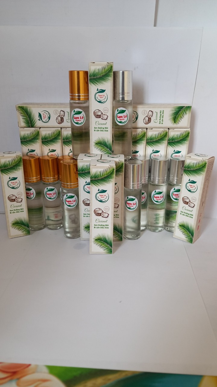 SON MÔI DẦU DỪA DẠNG BI LĂN 10ML