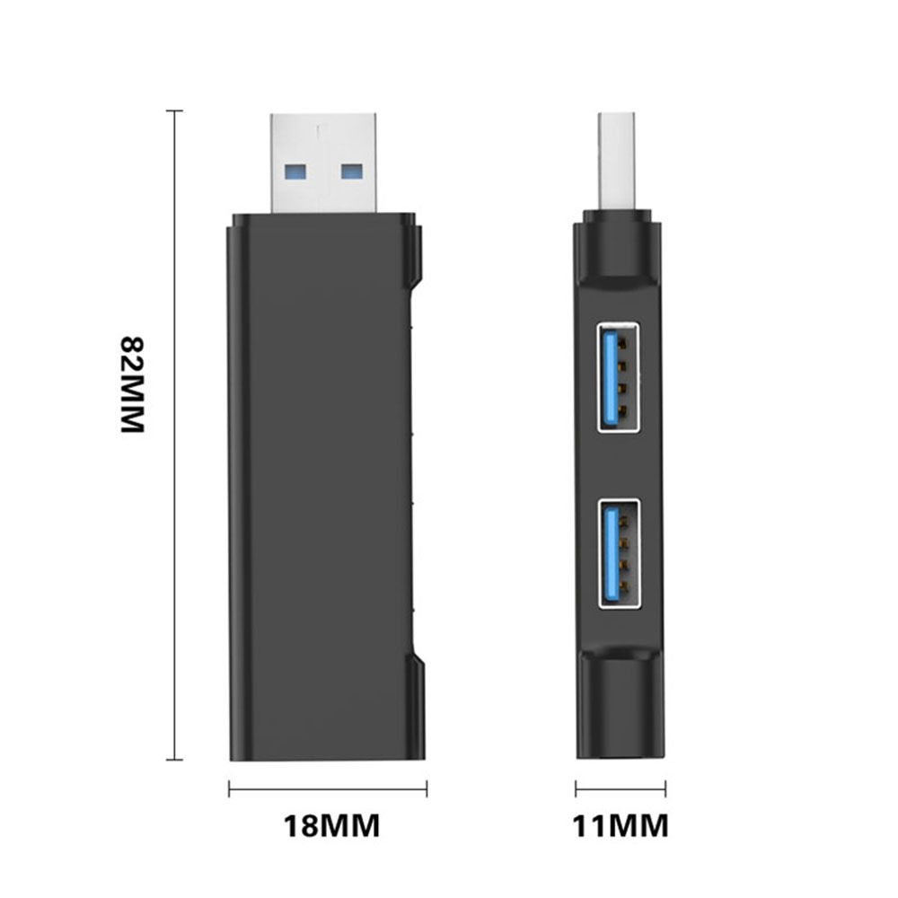IRCTBV High Speed Adapter Splitter Data Transfer USB Expander USB 3.0 Hub OTG