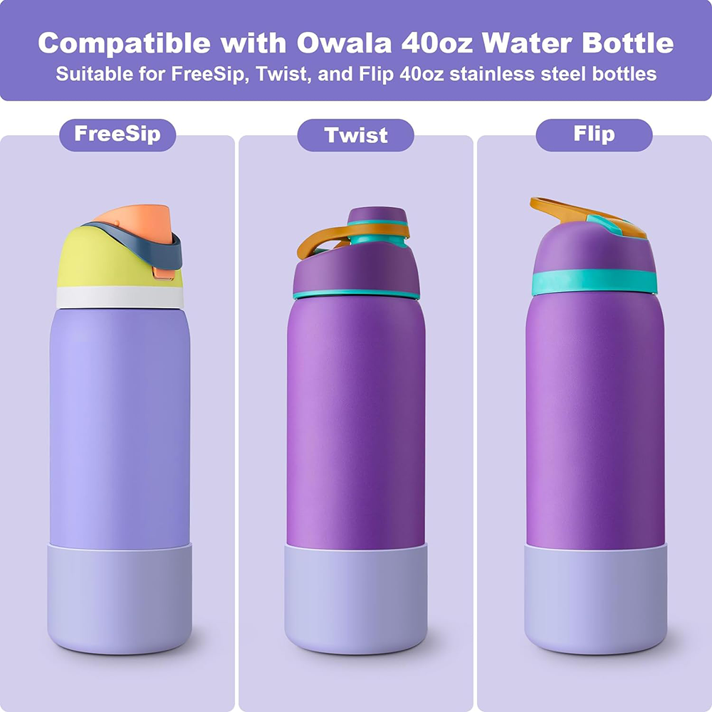2-Pack Bow Silicone Boot For Owala 32oz Bottle – Protective, Anti-Scratch Sleeve Cover