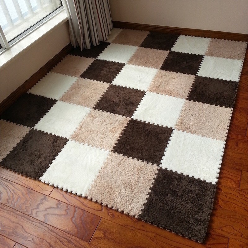 Thảm Xốp Ghép EVA Mặt Lông 30x30x1cm
