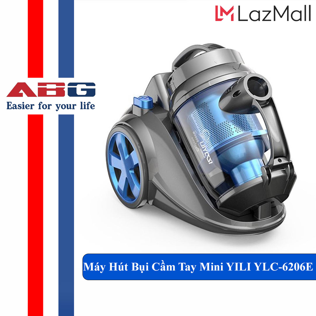 Máy Hút Bụi Gia Đình Cầm Tay Mini YILI YLC-6206E, Công Suất 2000W, Dung Tích 2.5 Lít – Hành Chính Hãng