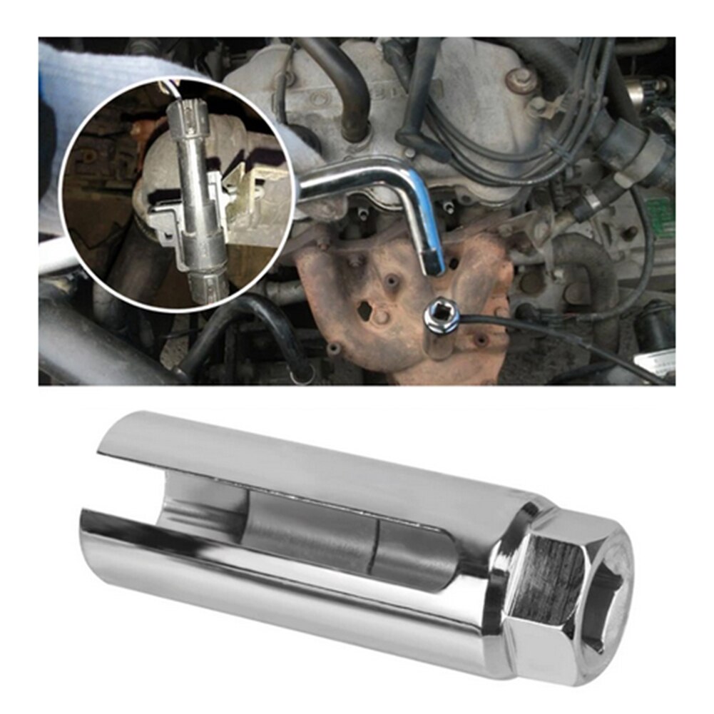 Big Opening Big Opening Car Lambda Oxygen Sensor Socket 22Mm 1/2 Inch Oxygen Sensor Sleeve Wrench Remover Auto Car Repairing Installation Accessories Oxygen Sensor Removers