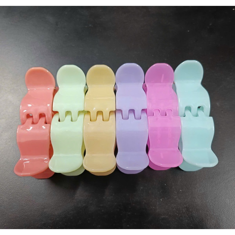 [ giá thùng ] Kẹp Tóc Càng Cua 5 Răng Bầu Pastel Siêu Chắc