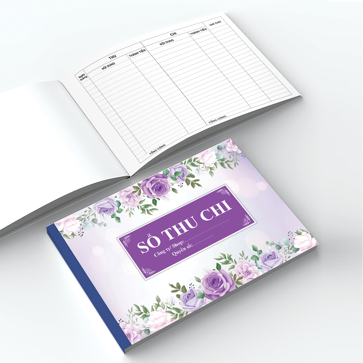 SỔ THU CHI - IN 2 MẶT (A4 ngang)