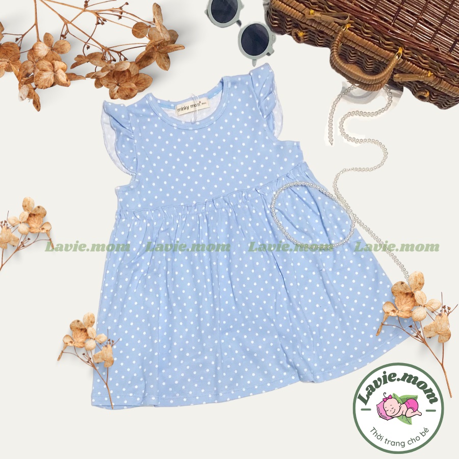 [Bé 6-19kg] Váy đầm cotton dễ thương cho bé gái