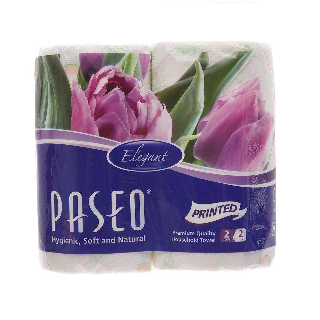 Giấy lau bếp đa năng Paseo (2 cuộn 2 lớp 70 tờ)/lốc