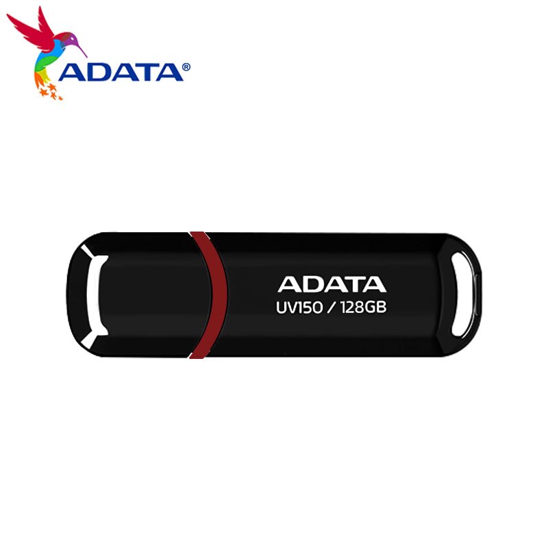Adata usb 3.2 gen 1 black memory stick 16gb 32gb 64gb 128gb high speed portable pendrive uv150 storage disk for computer