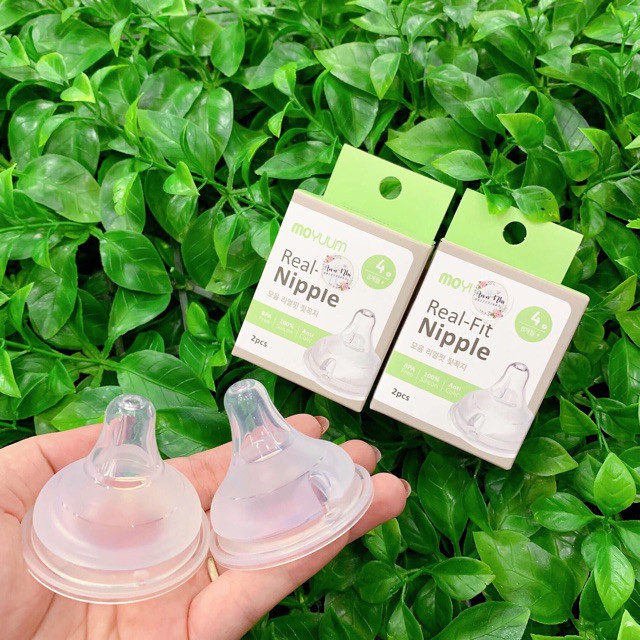 [ ĐỦ SIZE ] Núm ti thay thế bình Moyuum Hàn Quốc