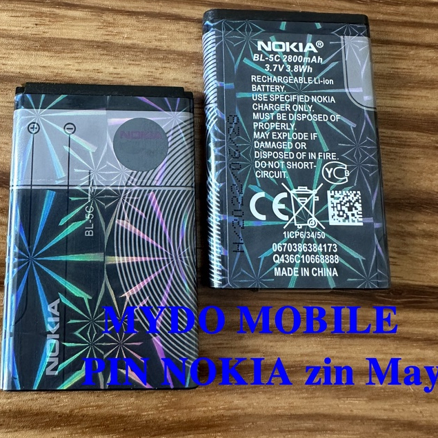 Pin Nokia BL- 5C BL- 4C Zin Máy.