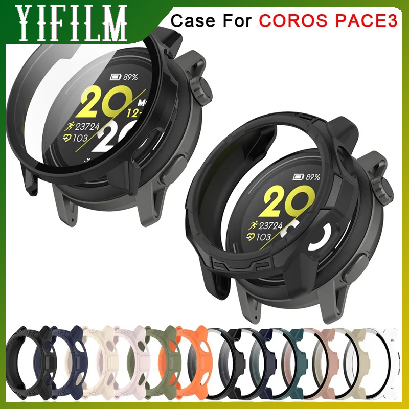 TPU/ PC bảo vệ trường hợp khung miếng bảo vệ màn hình bìa cho coros tốc độ 3 vỏ vỏ bảo vệ trường hợp coros pace3 thông minh phụ kiện