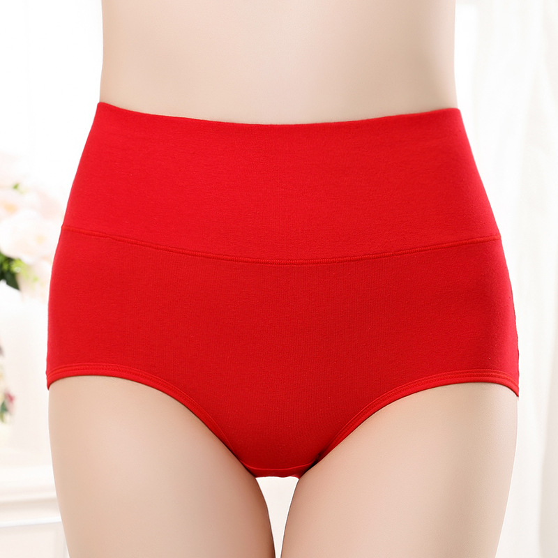 Yingbao 40-100kg Panties Underwear Women Cotton High Waist Ladies Panty  Plus Size M L XL 2XL 3XL
