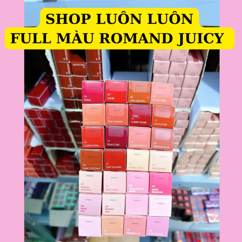 Son Romand Juicy Lasting Tint 16 Corni Soda Màu Đỏ Đất