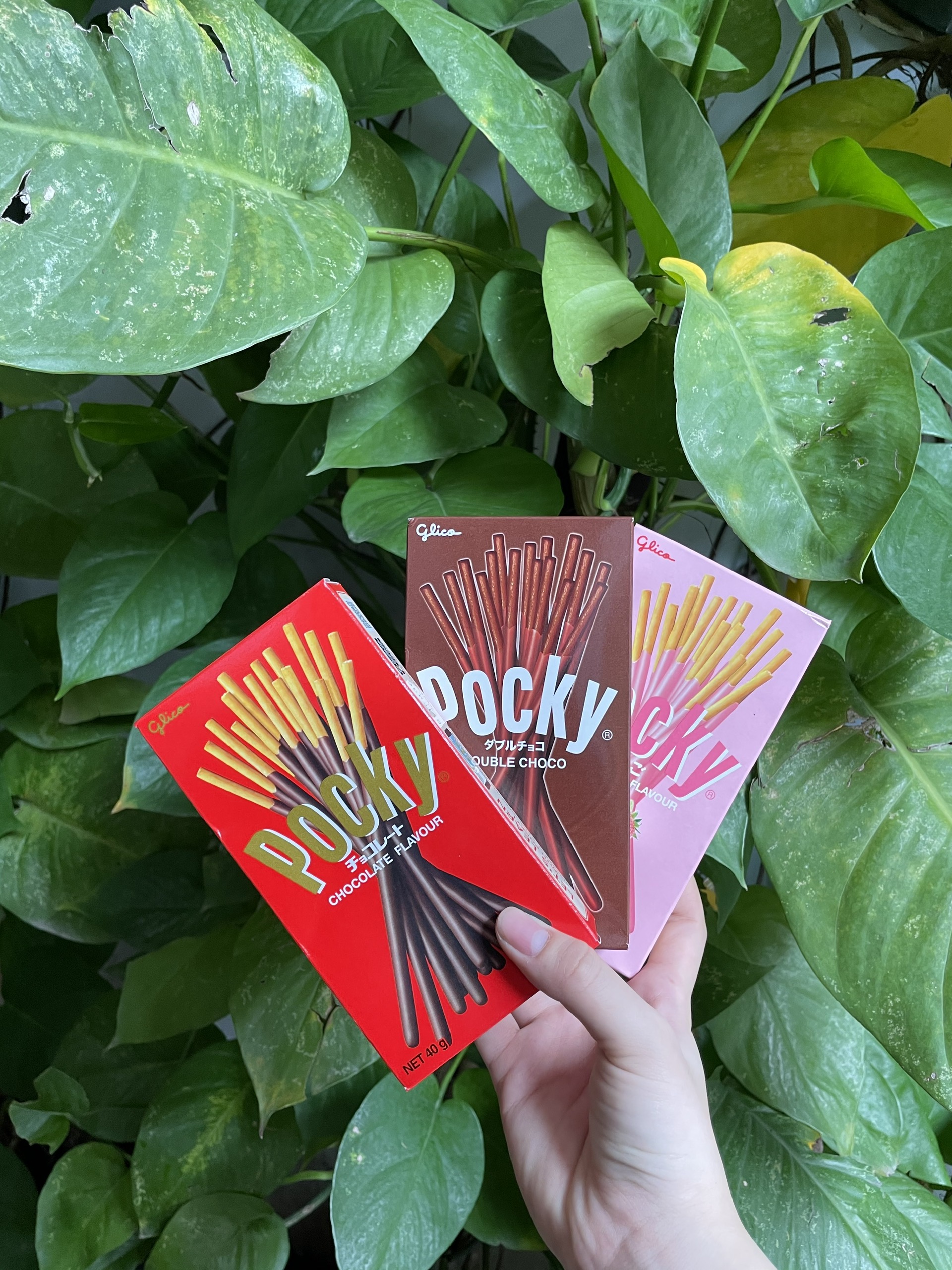 Bánh Que Pocky Kem Dâu Strawberry (Hộp 38g-hồng)