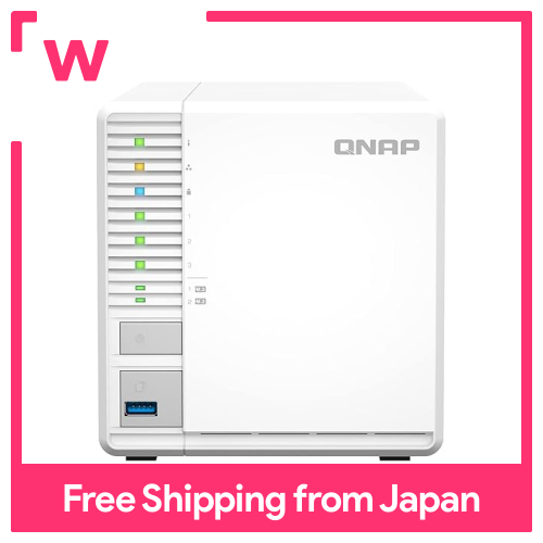 Qnap TS-364-8G | 3-Bay, 2X M.2 Slot, 2.5GbE Tower NAS