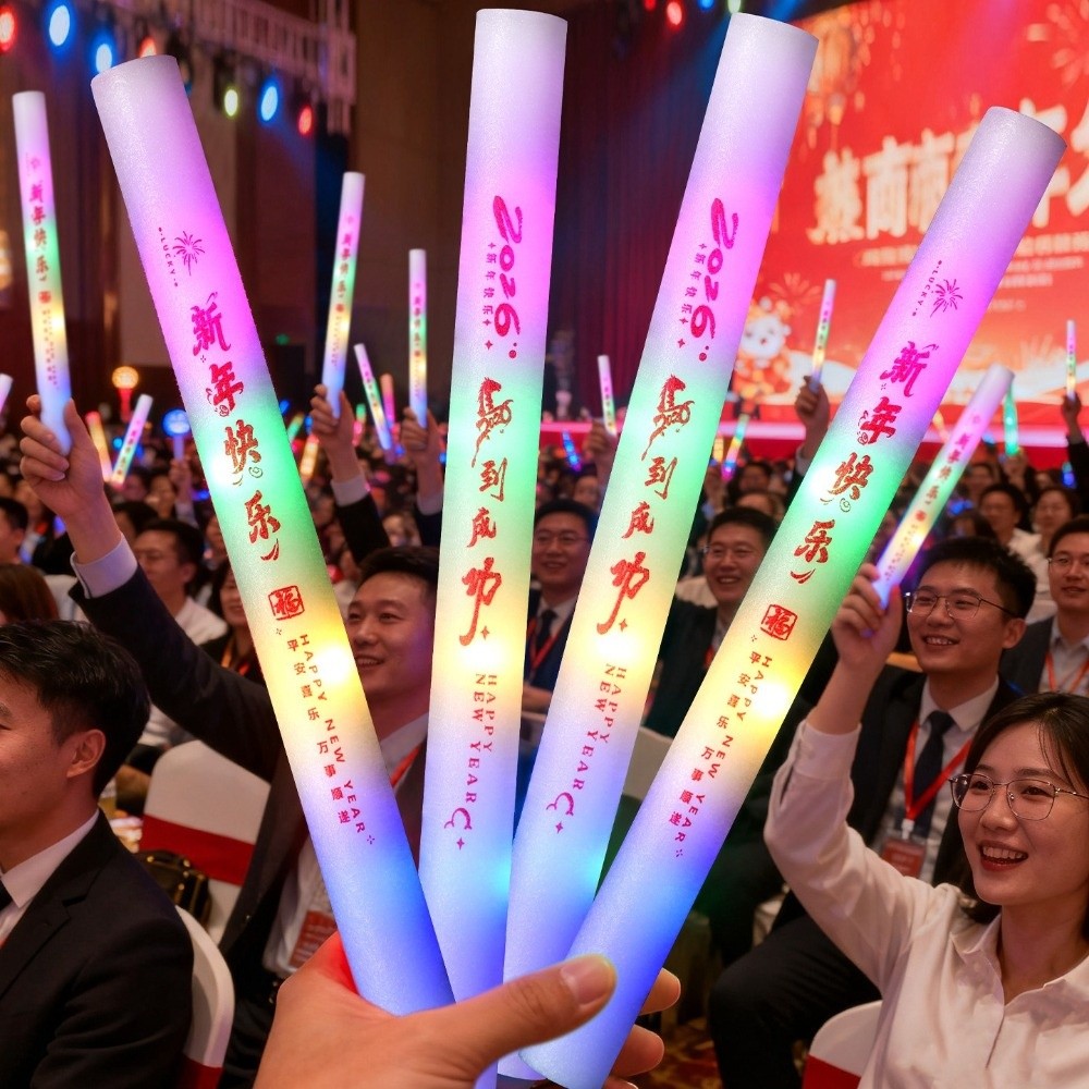 Luminous Stick Colorful Sponge Glow Stick Handheld Flashing LED Glow ...
