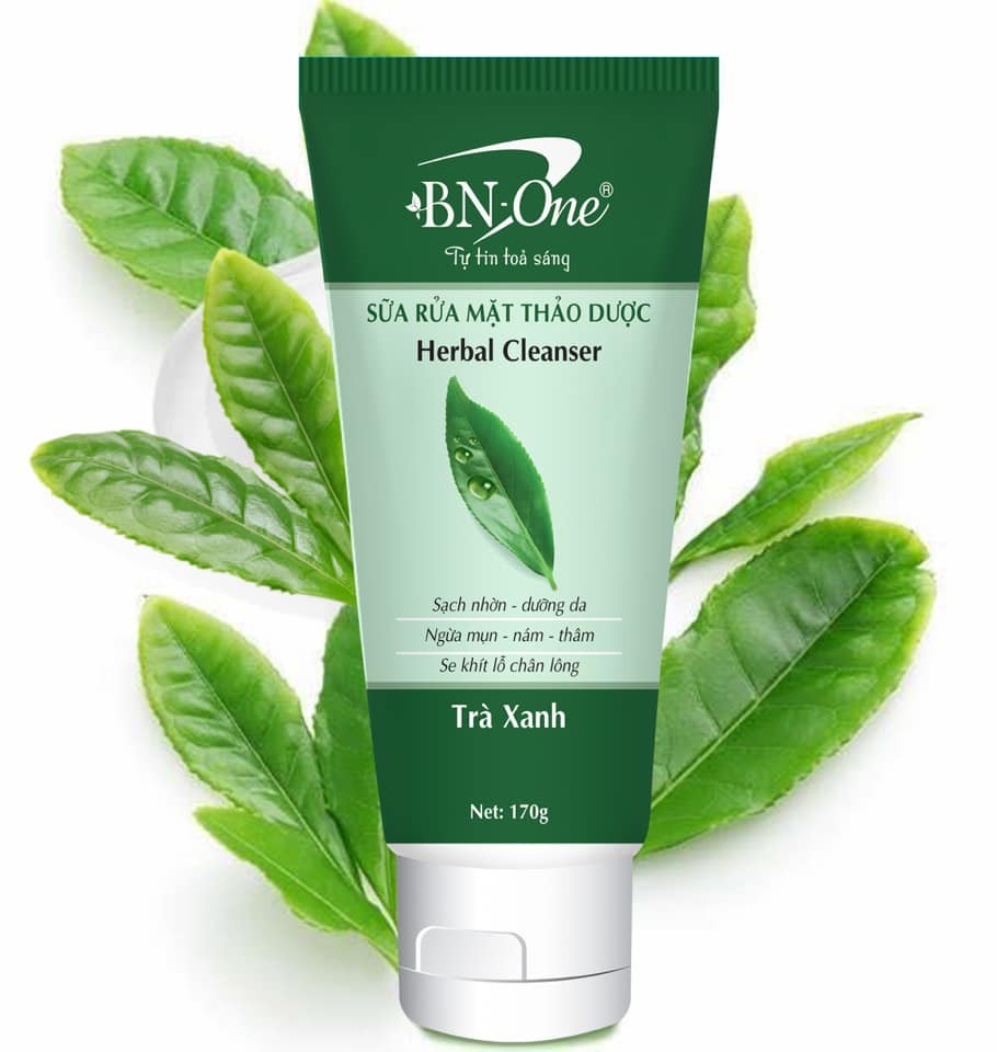 Sữa Rửa Mặt Thảo Dược Trà Xanh BN ONE  170g