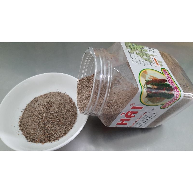 Muối tiêu đen (muối Hải Tây Ninh) cay ngon đậm vị (hũ 250g)