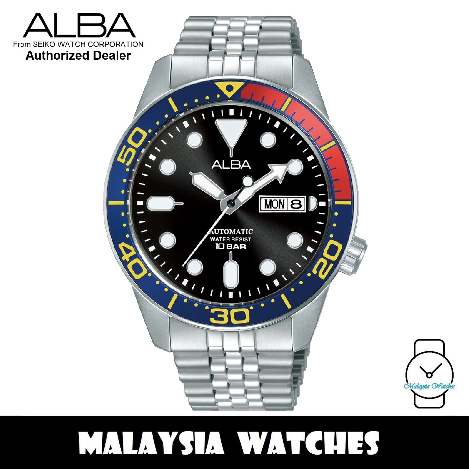 ALBA AL4529X Automatic Exclusive Model Mineral Crystal Glass 