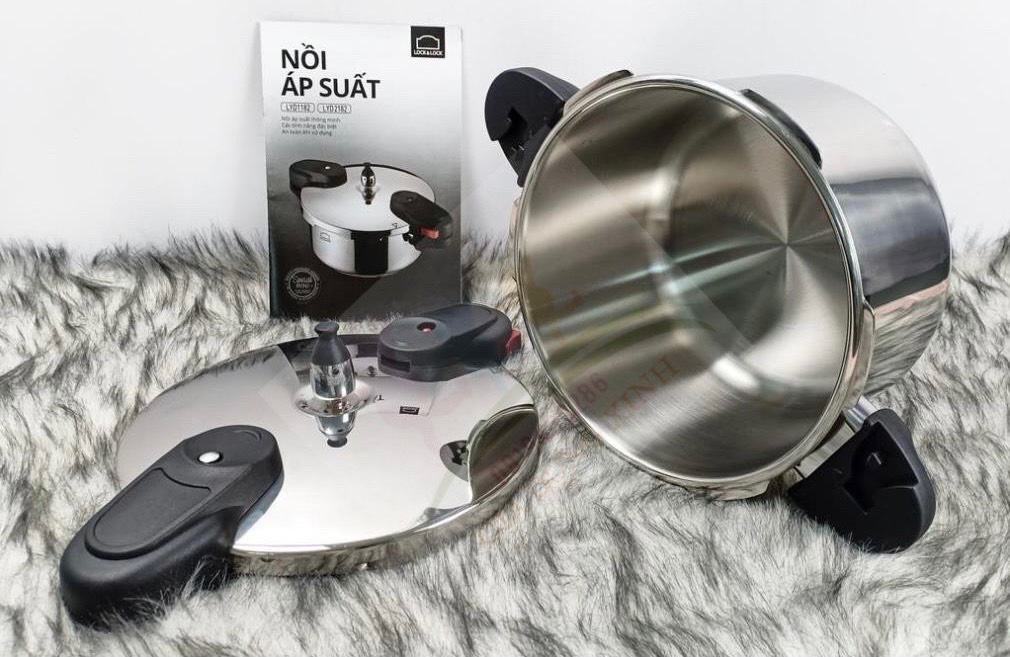 NỒI ÁP SUẤT BẰNG INOX LOCK&LOCK 4L LYD2182
