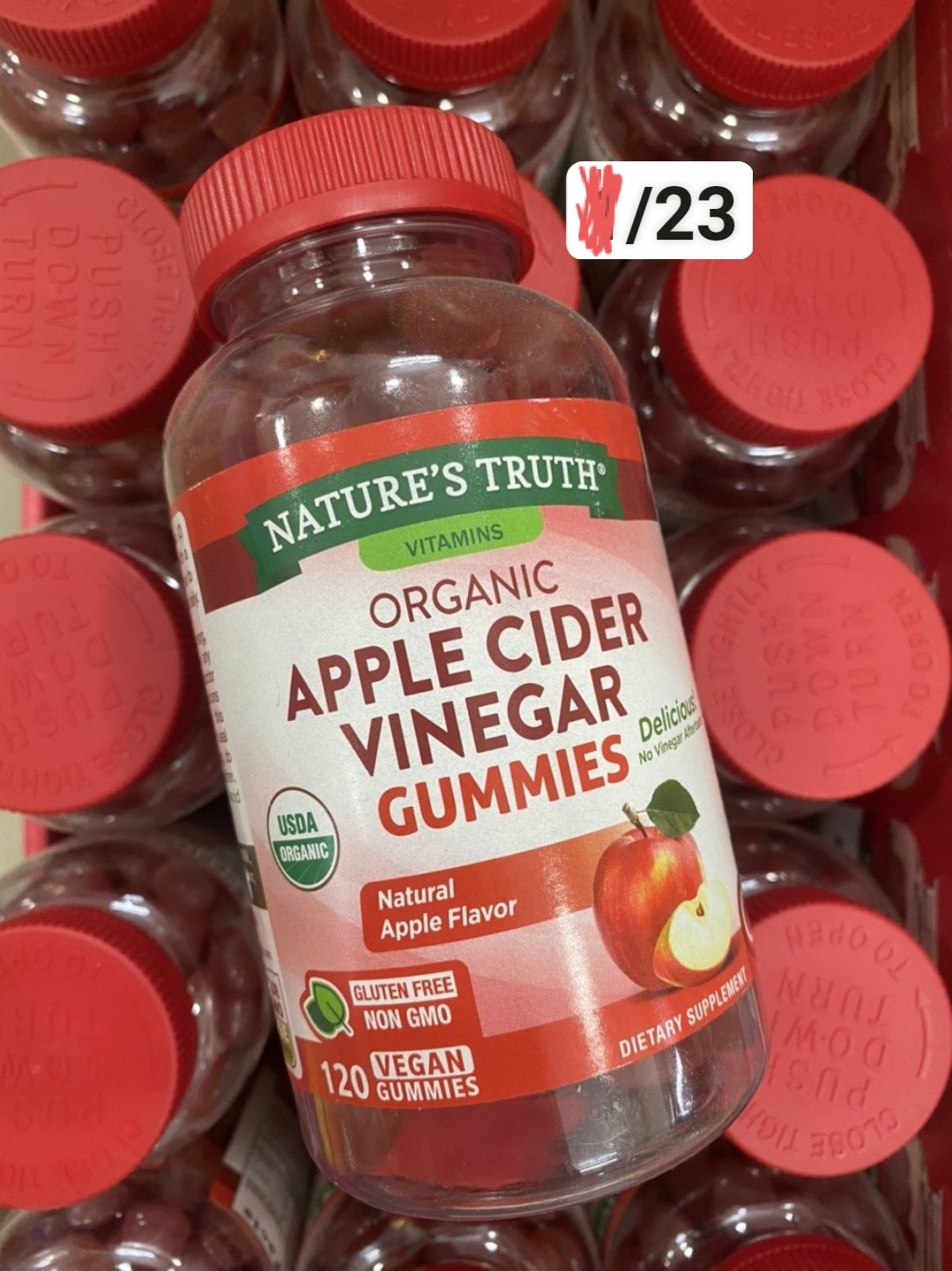 Viên kẹo dẻo giấm táo giảm cân Apple Cider Vinegar Gummies 120 viên thumbnail