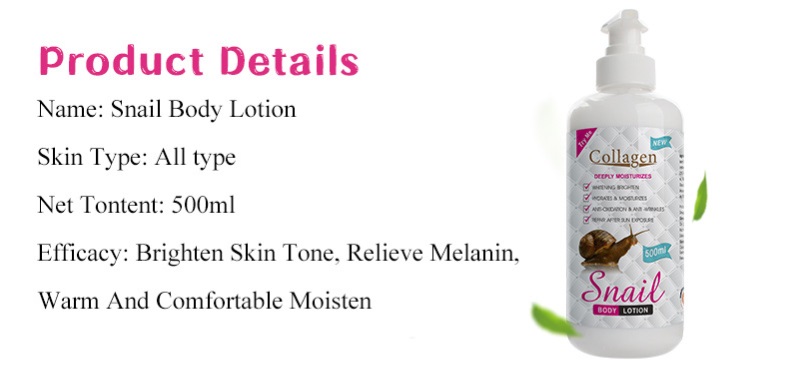 snail mucin body lotion