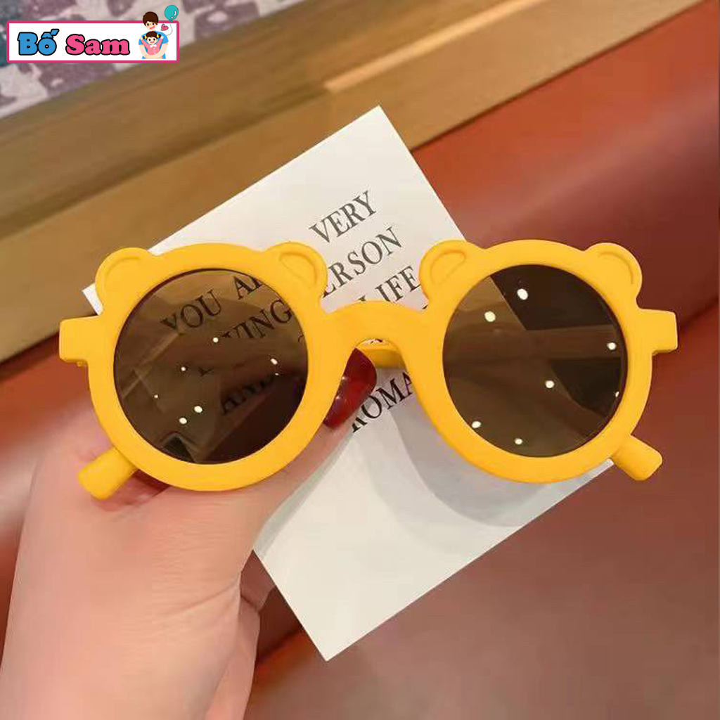 Kính trẻ em, mắt kính cho bé nhiều màu thời trang từ 1 đến 6 tuổi Shop Bố Sam