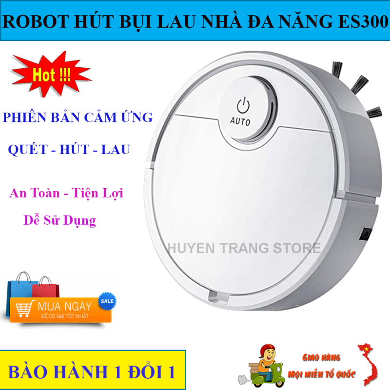Máy Hút Bụi Robot, Robot Lau Nhà Hút Bụi, Robot Dọn Nhà 3 In 1. Thiết kế gọn nhẹ, nút chạm cảm ứng, vận hành êm ái, lau dọn thông minh, dung lượng pin lớn. MUA NGAY!