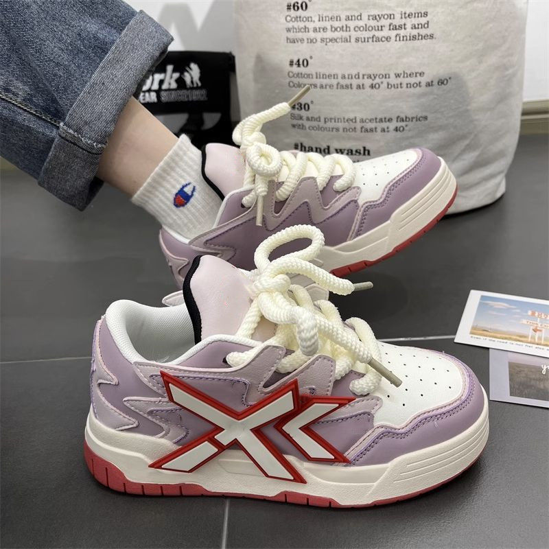 Vogue Shoes Store New breathable white lace-up women's shoes spring and summer wild Korean version comfortable high quality sneakers