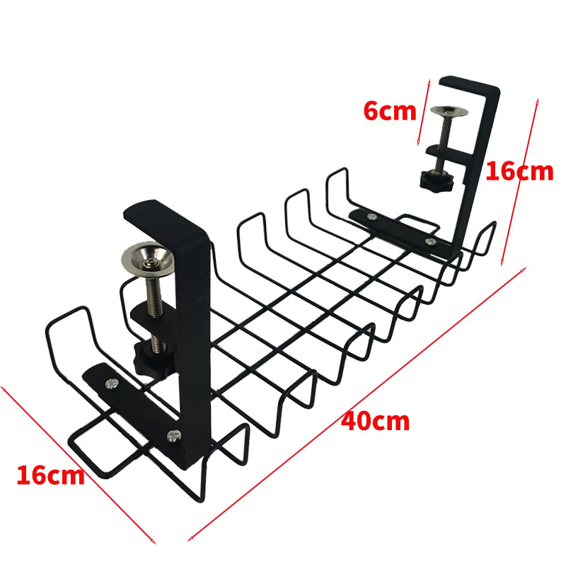 Adjustable plug-in storage rack, office desk cable management rack, cable battery data cable sorting and storage
