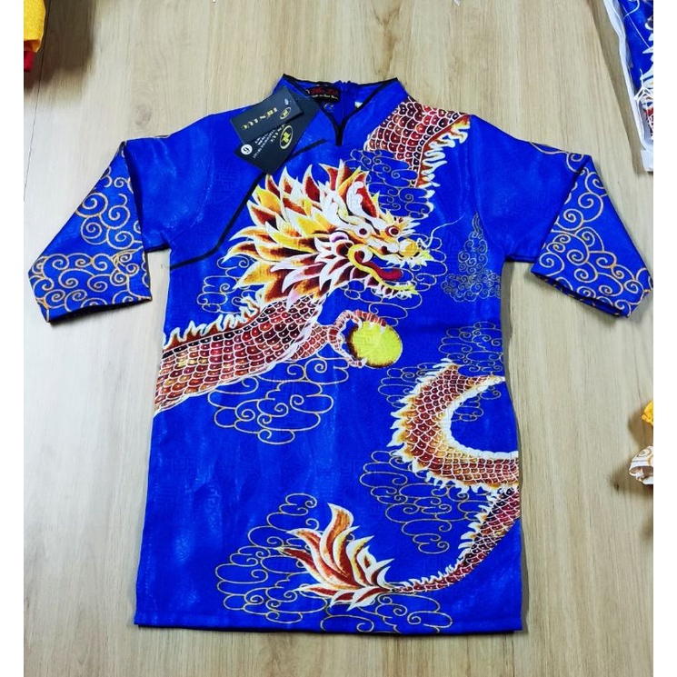 áo dài bé và nam lớn. set áo dài bố con