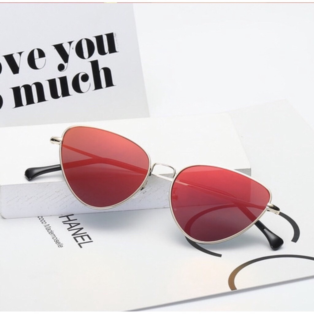 Mắt kính thời trang retro 202 form xếch hot trend