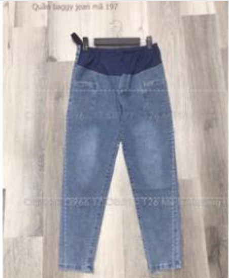 Quần bò bầu, quần jeans bầu hàng mềm đẹp