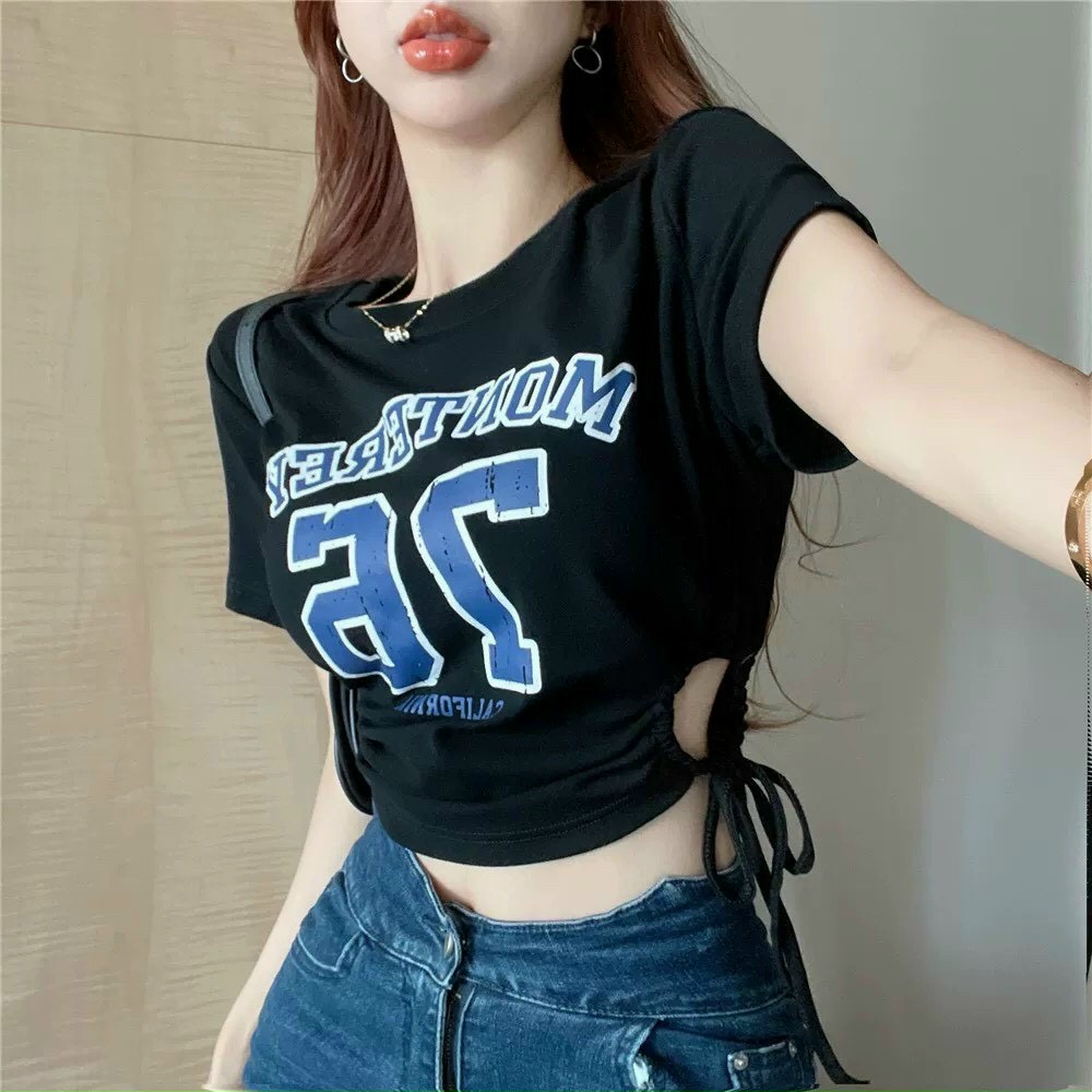 [FREESHIP + VOUCHER] Áo kiểu dây rút 76