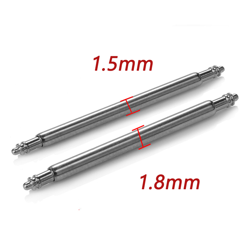 20pcs Watch Band Spring Bar 1.8mm Diameter with tool Strap Link Pins Repair Watchmaker Tools width 8mm 9mm 10mm 11mm12mm 13mm 14mm 15mm 16mm 17mm 18mm 19mm 20mm 21mm 22mm 23mm 24mm 25mm 26mm