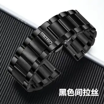 black metal belt watches