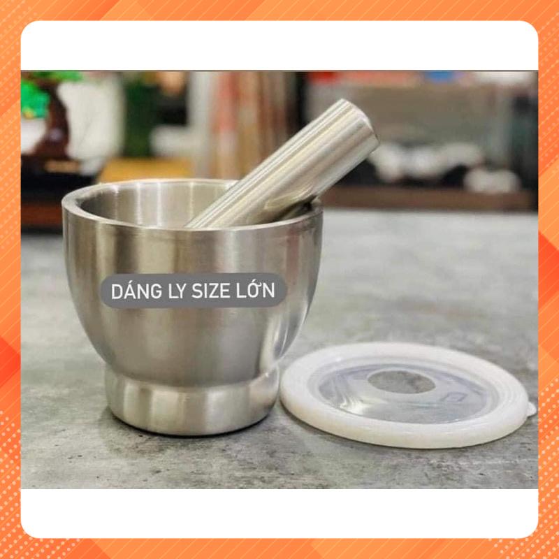 Bộ cối chày inox đường kính 12,7cm