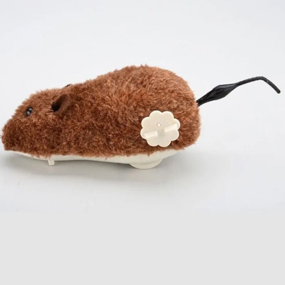 1PC Premium Lifelike Clockwork Mice Random Color Interactive Running ...