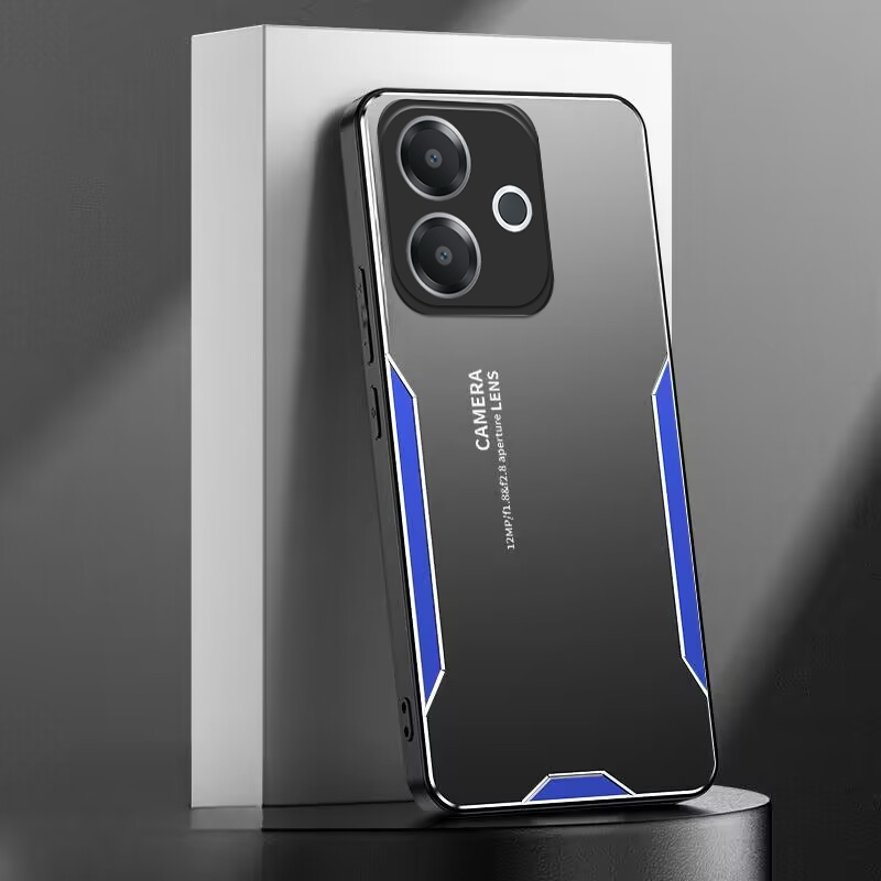 For OPPO A5 Pro 5G Case Aluminum Metal Matte Cover Soft Silicone Frame Camera Protection Cover For For OPPO A5 Pro Back cover Phone Cases.