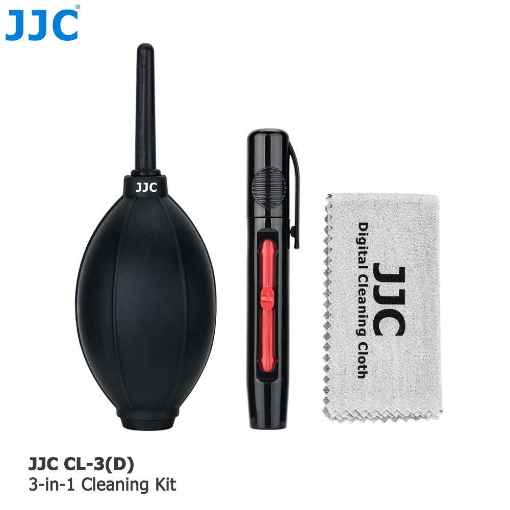 Jjc 3 in 1 camera cleaning kit, cleaning tools for camera body / lens / cmos sensor cleaning