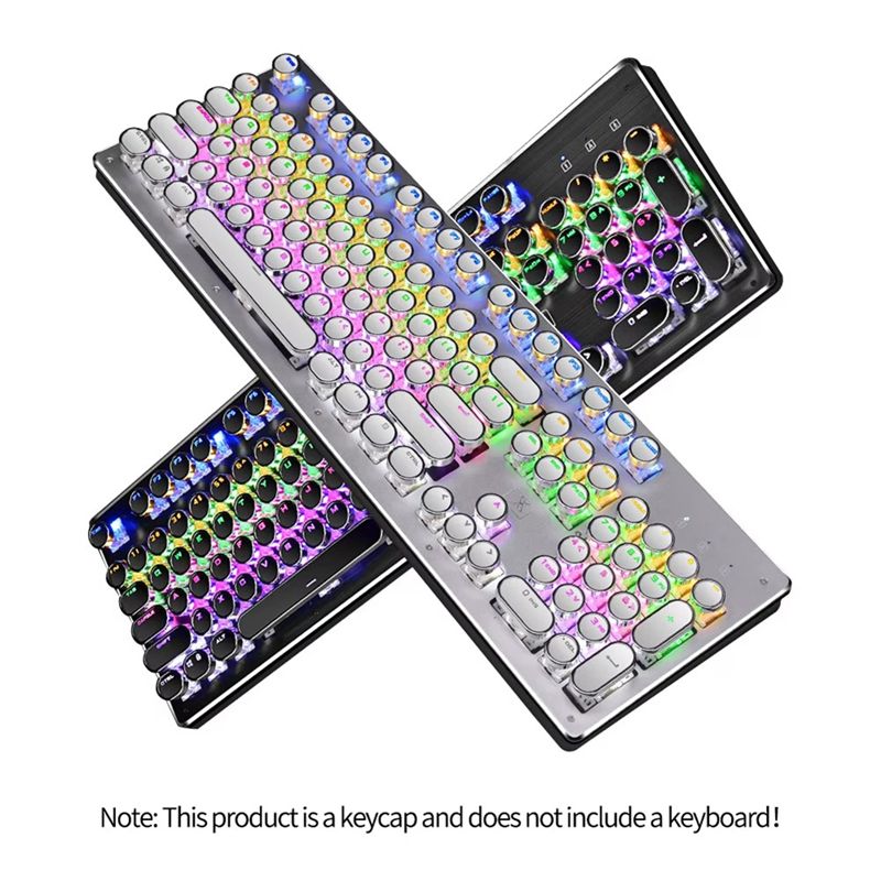 Round Key Cap Keycaps for Cherry MX Mechanical Keyboard Black | Daraz ...
