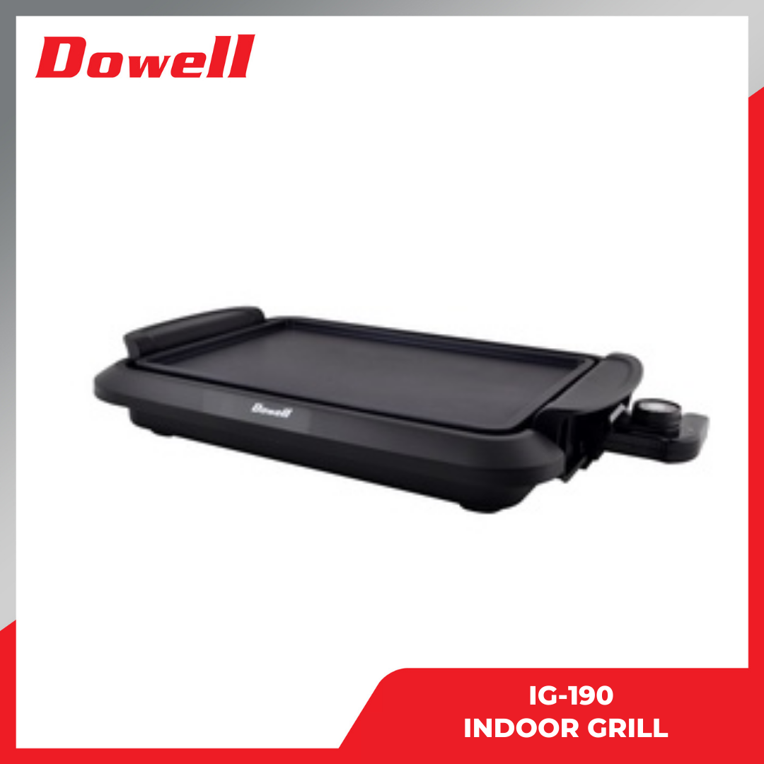 Dowell BBQ Gril Portable Electric Griller IG190 Detachable Grill Plate