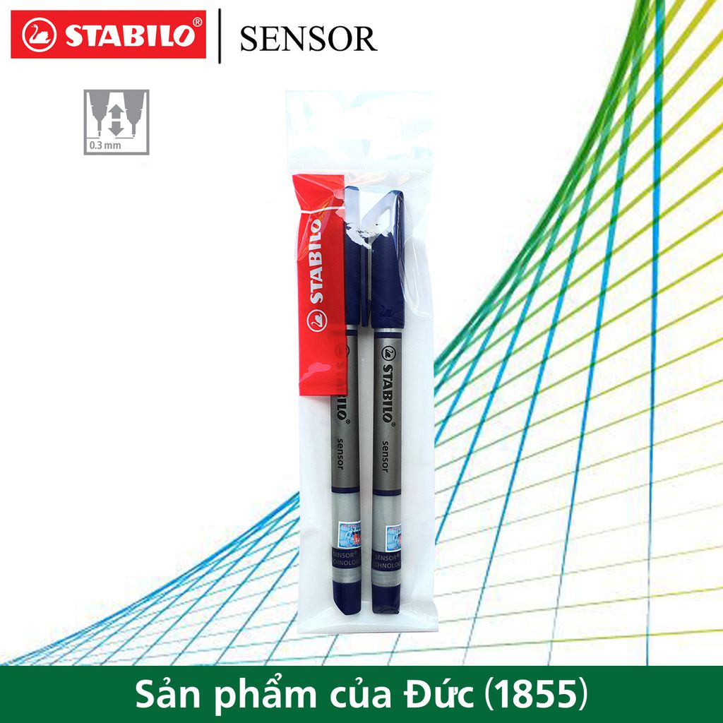 Bộ 2 bút kỹ thuật STABILO SENSOR SENF 0.3mm