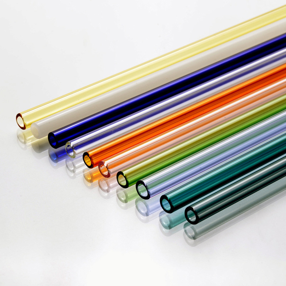Ống hút thủy tinh màu 20cm