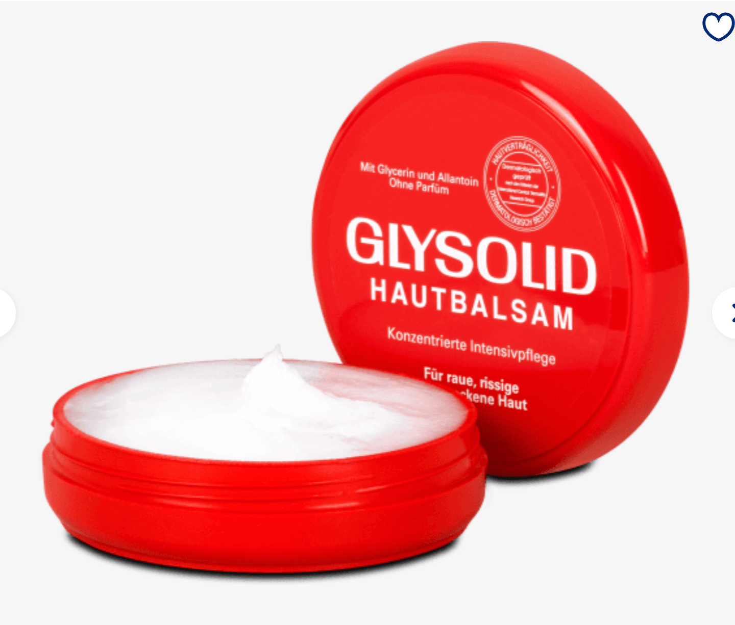 Kem bôi Glysolid Hautbalsam, Đức (100ml) giảm nẻ gót chân