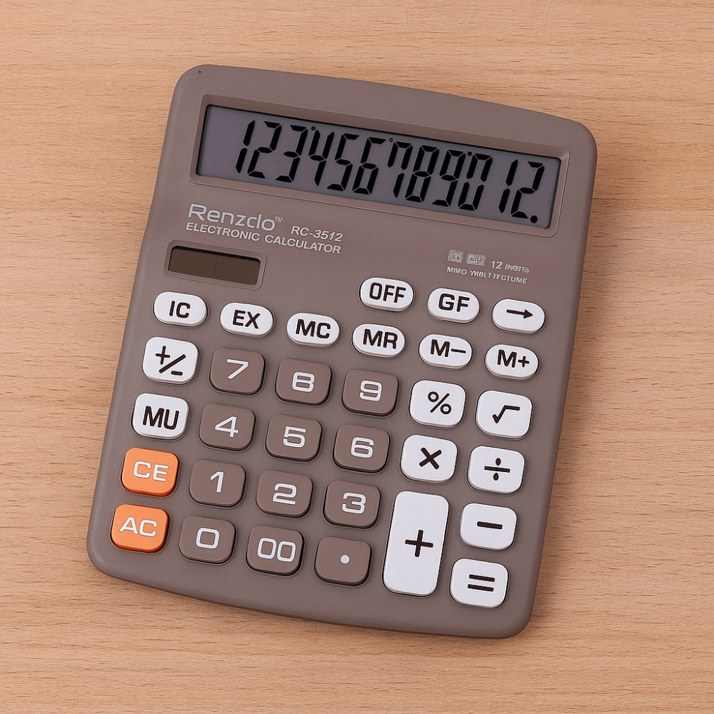 Finance 12 Digits Solar Calculator Accounting Tools Lightweight ...