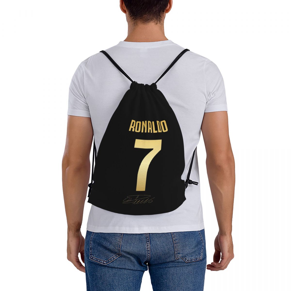CR7 Cristiano Ronaldo Backpacks Fashion Portable Drawstring Bags ...