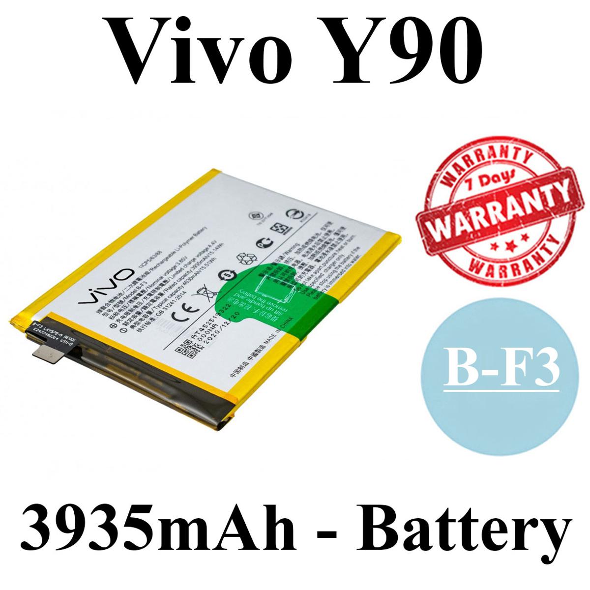 Vivo Y90 Battery B-F3 Replacement Premium Quality 3935mah Battery For Vivo Y90